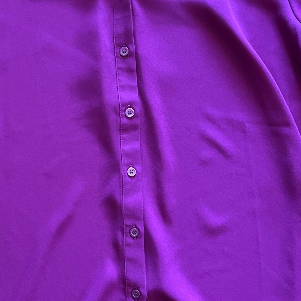 NWOT Women’s Alfani Button Front Blouse - Picture 3 of 5